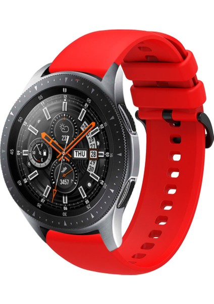 Huawei Watch 3 Pro Kayış Termoplastik Perforated Kordon Kırmızı