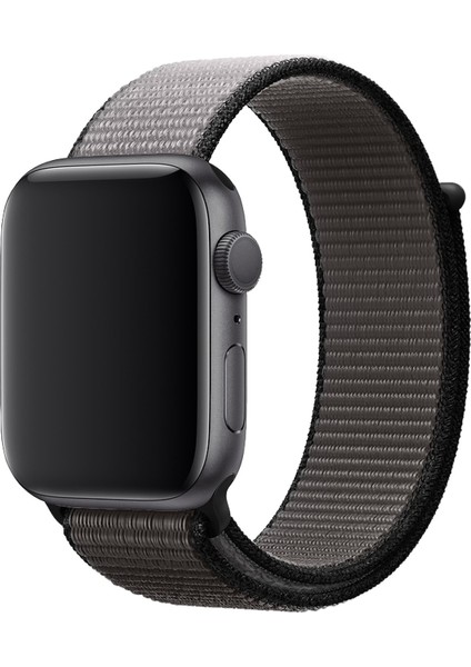 Apple Watch 42MM Uyumlu Kayış Spor Loop Kordon Demir Gri fiyatları