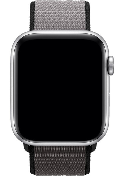 Apple Watch 42MM Uyumlu Kayış Spor Loop Kordon Demir Gri modelleri