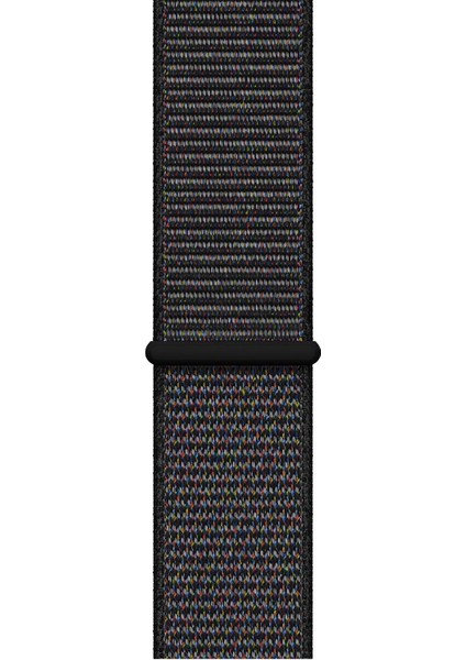 Apple Watch 44MM Uyumlu Kayış Spor Loop Kordon Kırçıllı Siyah