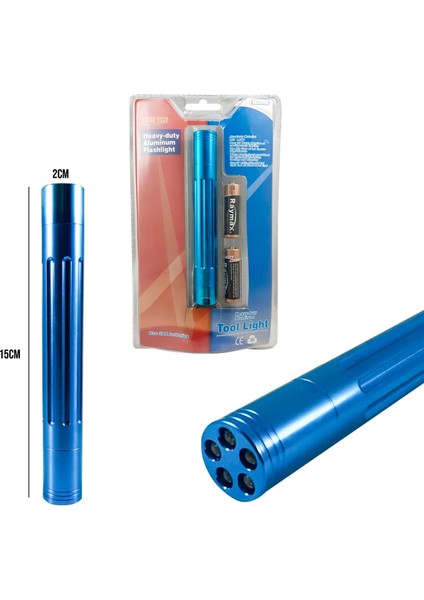 Cep Feneri 5led Proled Pilli ZF-5055