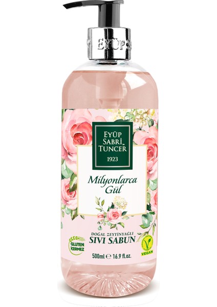 Milyonlarca Gül Sıvı Sabun 500 ml
