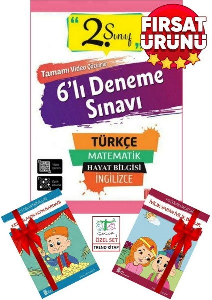 Ata Yayıncılık 2. Sınıf 6'Lı Poşet Deneme Sınavı