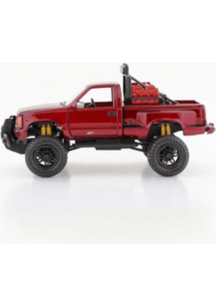 Gmc Sierra Gt Pickup 1992 Red Diecast Model Araba