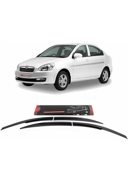 Hyundai Accent Era SunPlex Cam Rüzgarlığı 4 Parça 2006 ve Sonrası