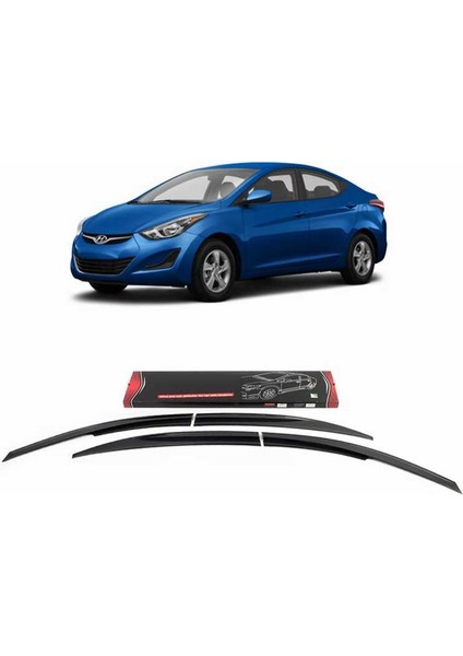 Hyundai Elantra SunPlex Cam Rüzgarlığı 4 Parça 2011-2013 Arası