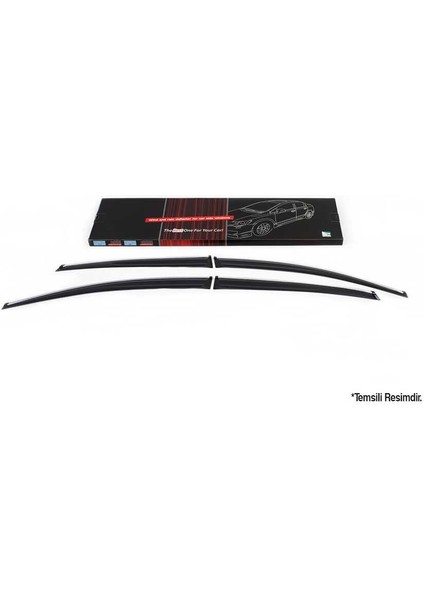 VW Passat B7 Cam Rüzgarlığı Kromlu 4 Parça 2010-2014 Arası