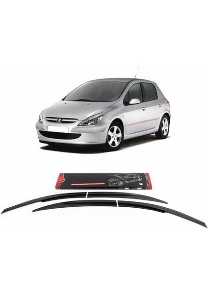 Peugeot 307 SunPlex Cam Rüzgarlığı 4 Parça 2001-2008 Arası