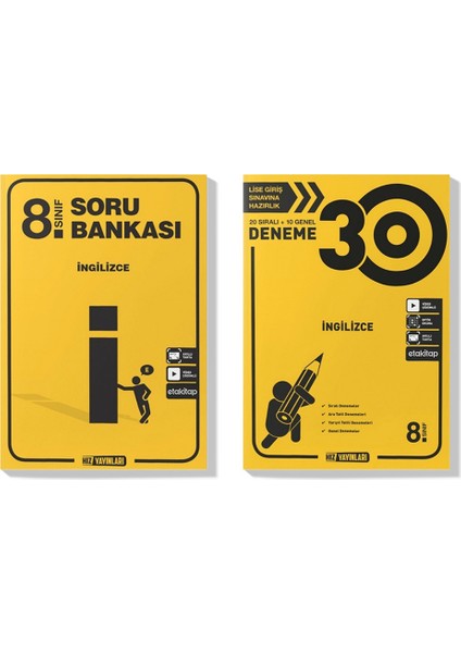 2022 LGS Ingilizce Soru Bankası & Deneme Seti (2 Kitap)