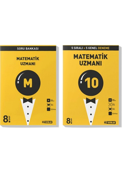 2022 LGS Matematik Uzmanı Soru & Deneme Seti (2 Kitap)