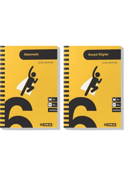 6. Sınıf Matematik Sosyal Bilgiler Soru Bankası Seti 2022 2 Kitap