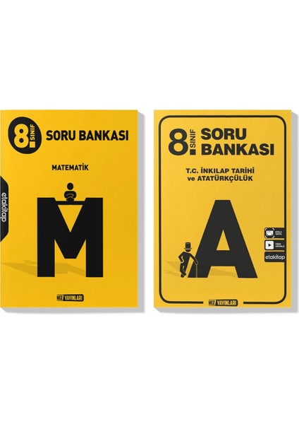2022 LGS Matematik Inkılap Tarihi Soru Bankası Seti (2 Kitap)