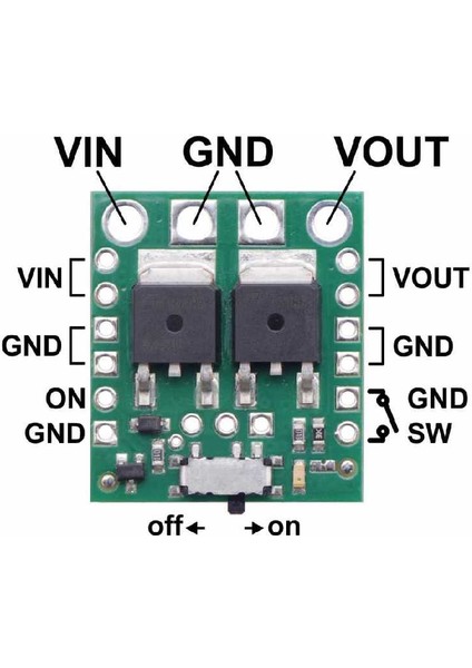 Mosfet'li Yüksek Güçlü Sürgü Anahtar Devresi - PL-2815
