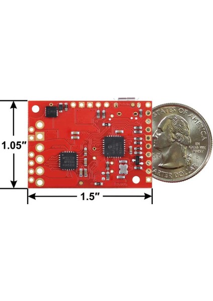 Tic T500 Step Motor Sürücü (PC-SERIAL-I2C-PWM-ANALOG)