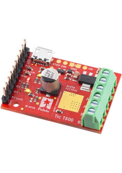 Tic T500 Step Motor Sürücü (PC-SERIAL-I2C-PWM-ANALOG)
