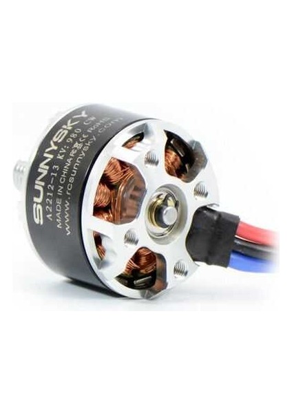 Sunnysky A2212-980KV Outrunner Fırçasız Motor - Kendinden Kilitli Vida - Ccw
