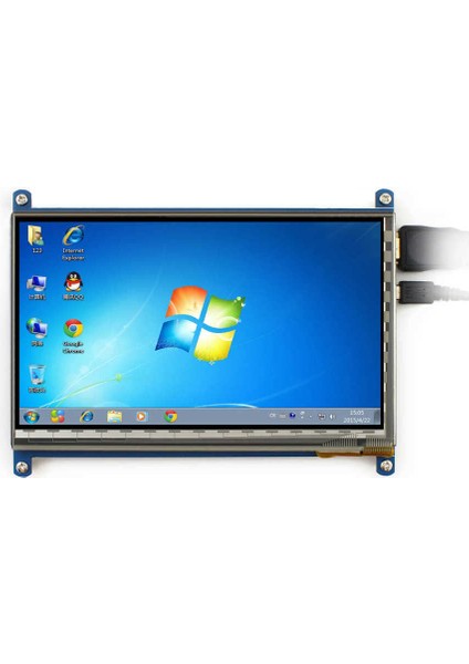 7 Inch HDMI Kapasitif Dokunmatik LCD Ekran - 800X480 (B)