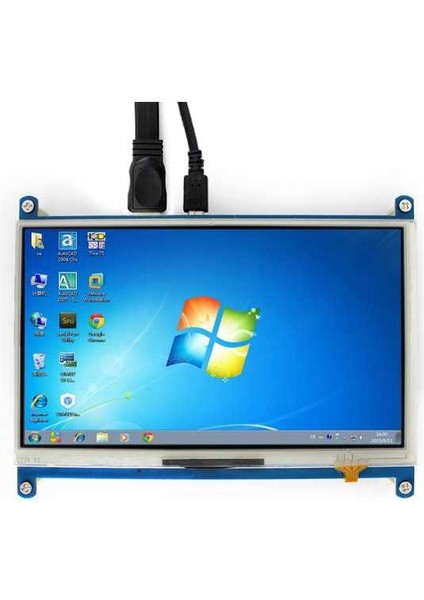 7 Inch HDMI Rezistif Dokunmatik LCD - 1024X600