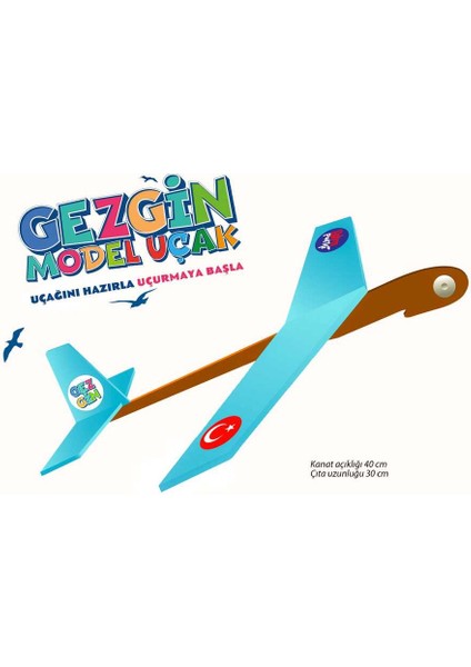 Kendin Yap Gezgin Model Uçak Seti