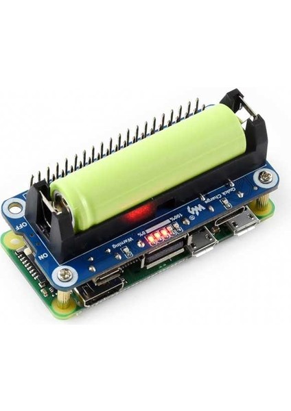 Li-Ion Batarya Hat Raspberry Pi Uyumlu