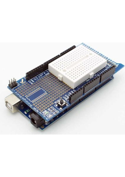 Mini Breadboardlu Arduino Mega 2560 R3 Proto Shield Kiti