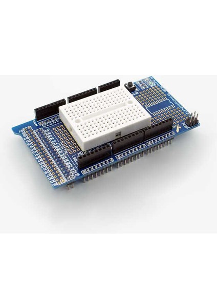 Mini Breadboardlu Arduino Mega 2560 R3 Proto Shield Kiti