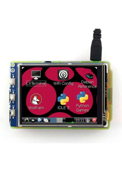 3.2 Inch Raspberry Pi Dokunmatik LCD Ekran (Birincil Ekran)