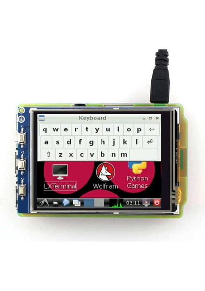 3.2 Inch Raspberry Pi Dokunmatik LCD Ekran (Birincil Ekran)