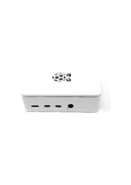 Raspberry Pi 4 Plastik Muhafaza Kutusu - Beyaz (Raspberry Pi Logolu) fiyatları