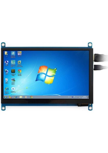 7 Inch HDMI Kapasitif Dokunmatik LCD (Çoklu Sistem) - 1024X600 (H)