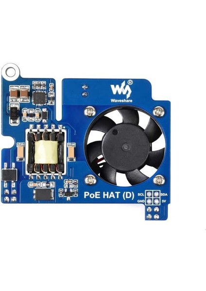 Raspberry Pi 3b+, 4b ve 802.3AF Poe Network Uyumlu Ethernet Üzerinden Güç Hat