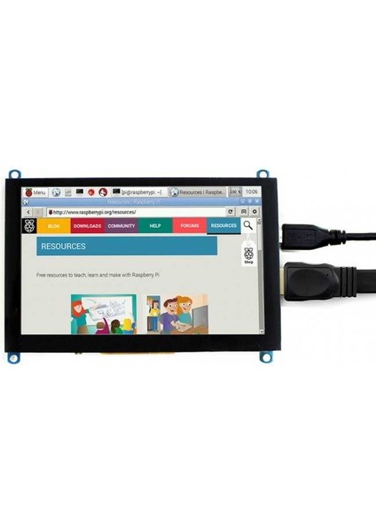 5 Inch HDMI Kapasitif Dokunmatik LCD (Çoklu Sistem) - 800X480 (H)