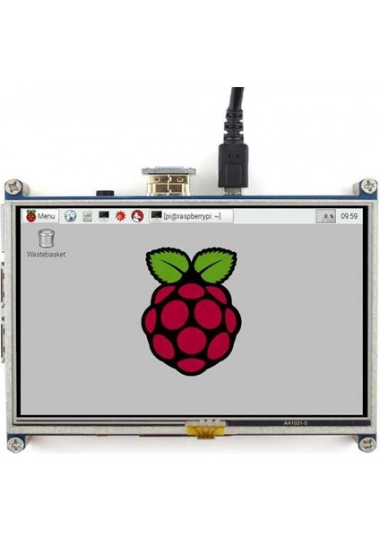 5 Inch HDMI Rezistif Dokunmatik LCD - 800X480