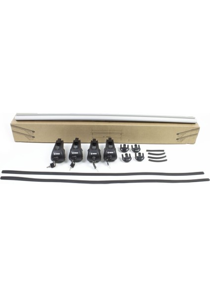 Universal Gri Ara Atkı Bold Bar 103-119 cm