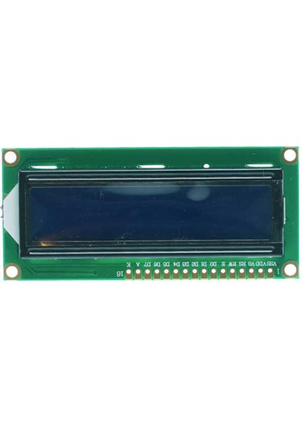 16X2 LCD Ekran - I2C Lehimli Mavi Display