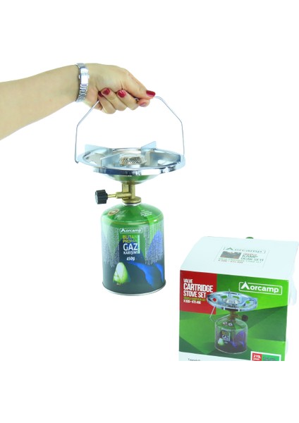 Büyük Boy Kamp Ocak | 450 Gram Tüplü Set