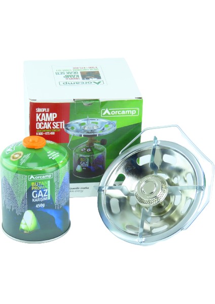 Büyük Boy Kamp Ocak | 450 Gram Tüplü Set