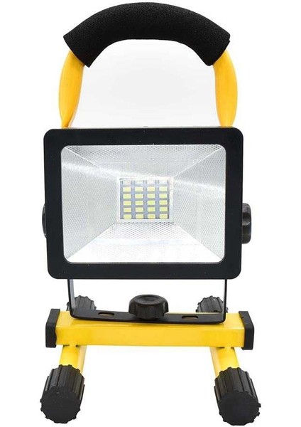 WT-329 30W Şarjlı Outdoor LED Projektör Ayaklı Fener