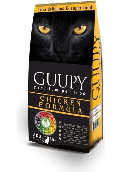Tavuklu Kedi Maması 15 kg