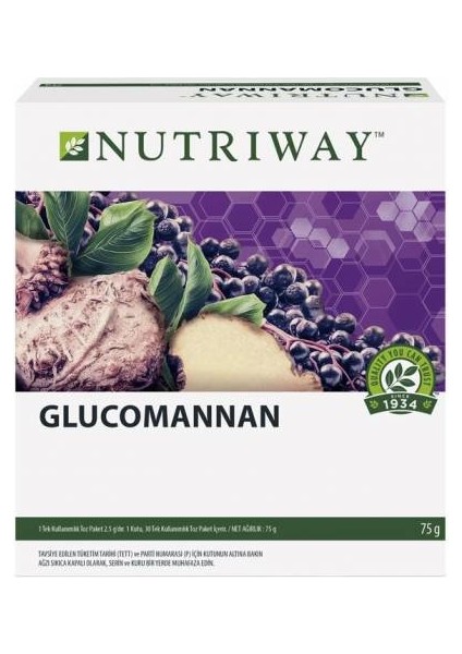 Nutriway Amway Nutrıway Glucomannan 30 Lu Paket