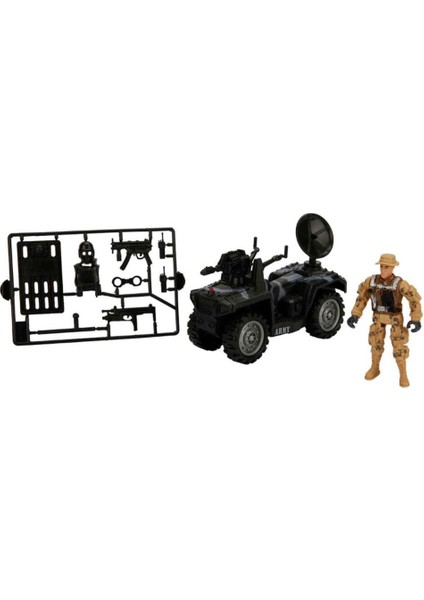 Hero Combat Sesli ve Işıklı Askeri Araç Seti 10 Parça 25185 Tank