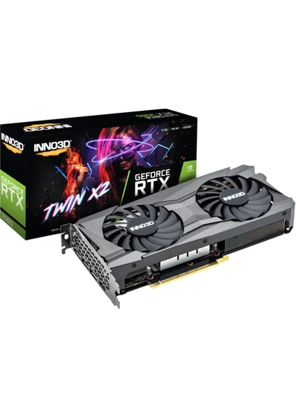 INNO3D Nvidia Geforce RTX3060 Twin X2 Lhr 12GB 192BIT DX12 Pcı-E 4.0 Gddr6 Ekran Kartı N30602-12D6-119032AH