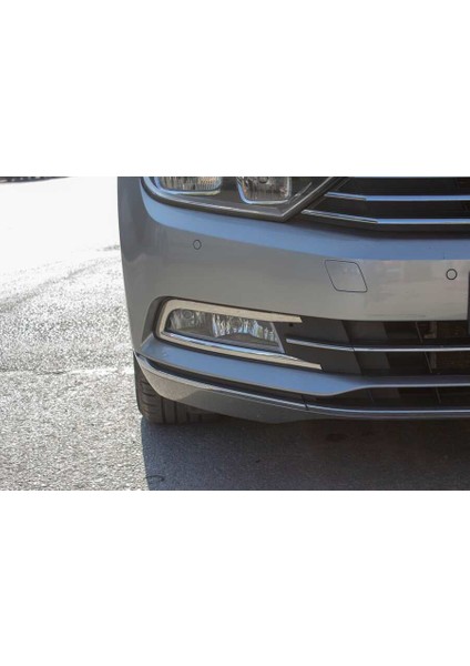 VW Passat B8 Krom Sis Farı Çerçevesi 2 Parça 2015-2019 Arası modelleri