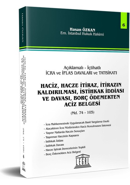 Haciz, Hacze İtiraz, İtirazın Kaldırılması, İstihkak İddiası Ve Davası, Borç Ödemekten Aciz Belgeler