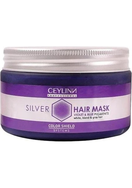 Professional Silver Hair Mask Violet & Blue Pigments 300ML