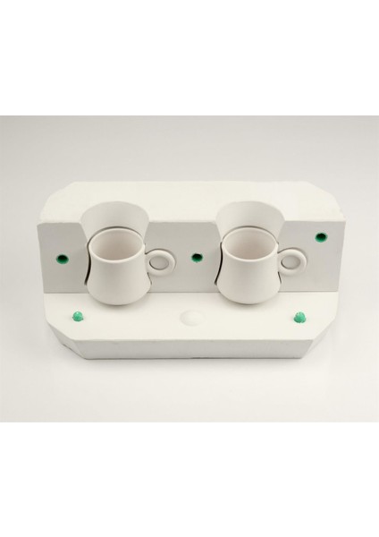 Kazan Fincan Ikili Batarya Alçı Kalıp