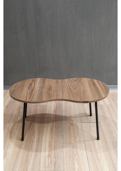 Londra Metal Ayaklı Orta Sehpa Orta Masa - Ceviz / Ceviz fiyatları