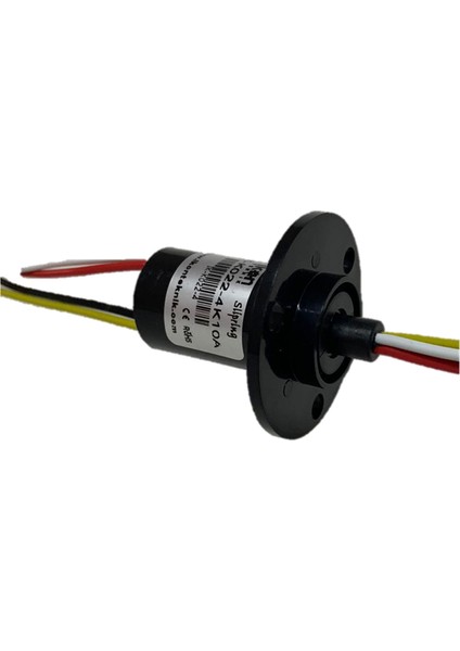 Kapsül Slip Ring 22MM 4 Kanal 10 Amper Döner Konnektör - İK-K022-4K10A Slip Ring