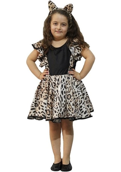Leopar Kostümü Kız
