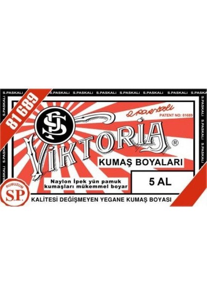 Viktoria Kumaş Boyası 5 Al